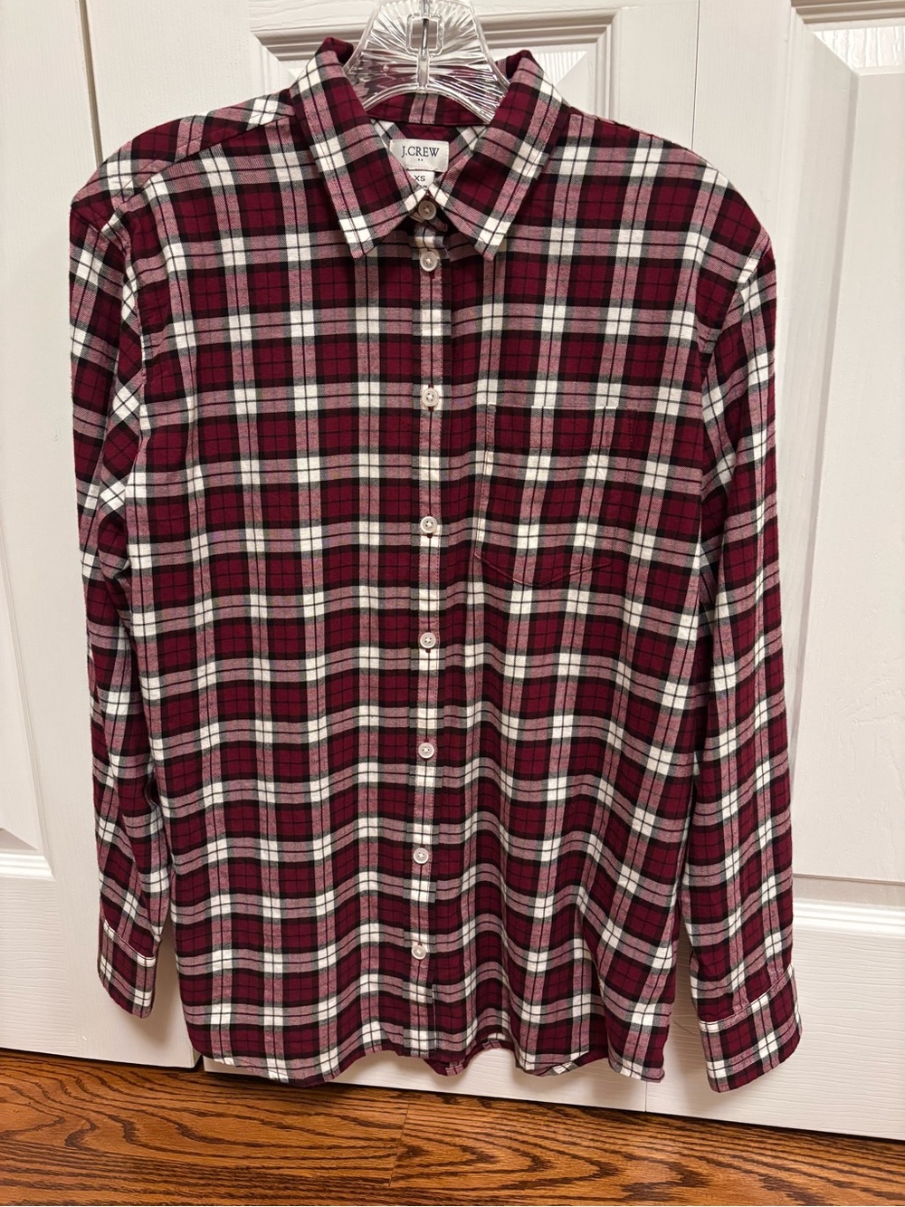 JCrew Factory Plaid Flannel Shirt NWOT